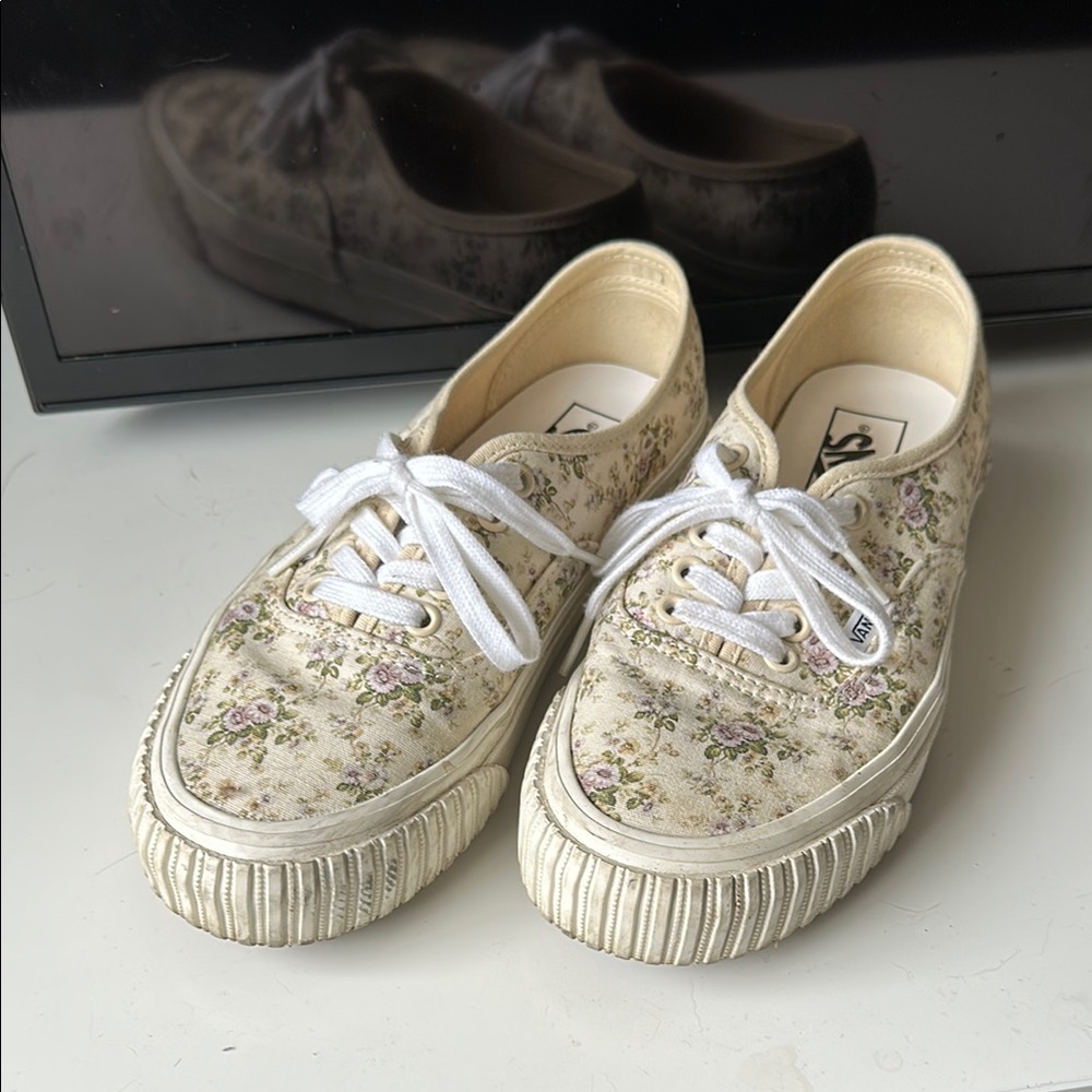 Floral Canvas Sneakers